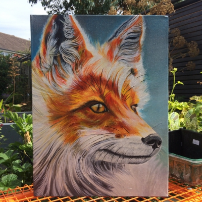 fox artist painter oil painting gallery leeds