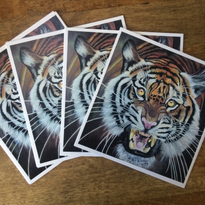 artist tiger art print making gallery leeds