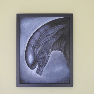 alien film artist painter oil painting gallery leeds