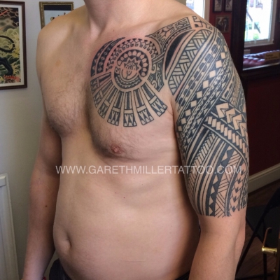 tribal polynesian sleeve leeds