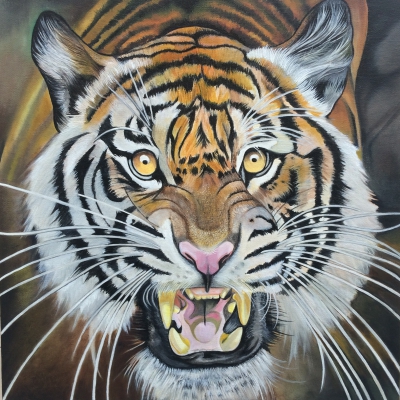 tiger oil painting gallery leeds