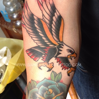 eagle trad old school tattoo leeds