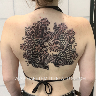 japanese backpiece koi leeds