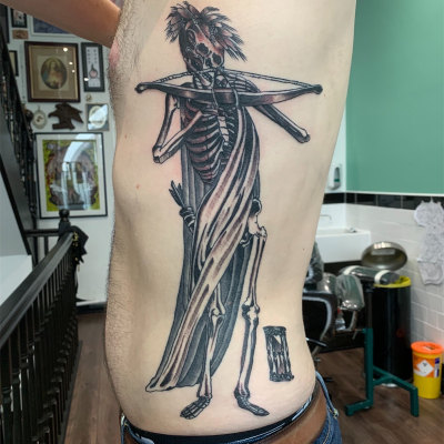 skeleton skull Danse Macabre realistic leeds